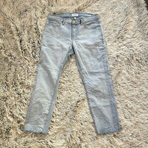 Frame Le Garçon Crop Light Wash Jeans